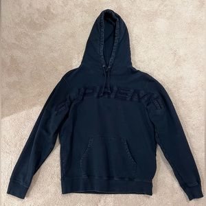 COPY - Supreme navy hoodie
